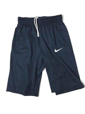 NIKE Boy's Youth DRI-FIT athletic shorts size S blue